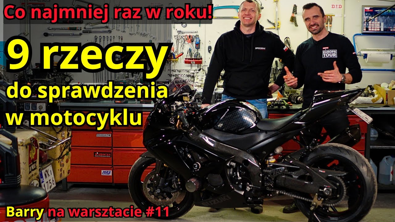 Musisz to sprawdzić w motocyklu przed sezonem! Zrób to sam - poradnik | Barry na warsztacie #11