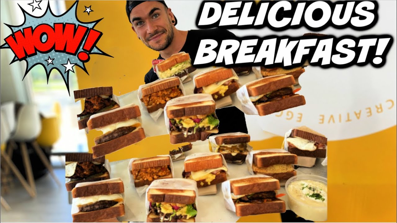 HUGE BREAKFAST SANDWICH CHALLENGE IN LAS VEGAS | The Best Breakfast in Las Vegas | Menu Challenge