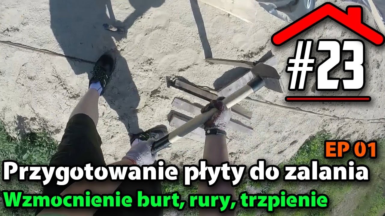 #23 Przygotowanie płyty do zalania EP01 - Budowa domu na płycie fundamentowej samemu