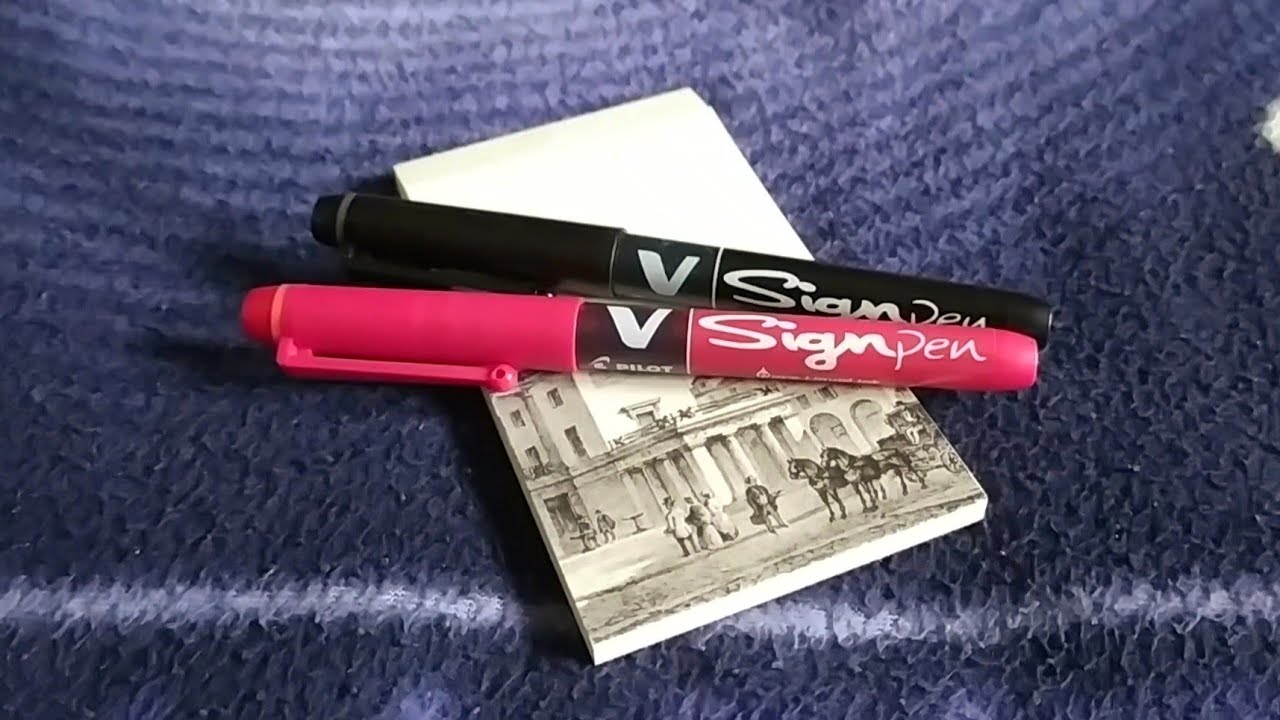 PILOT V Sign Pen: una penna che si crede un pennarello