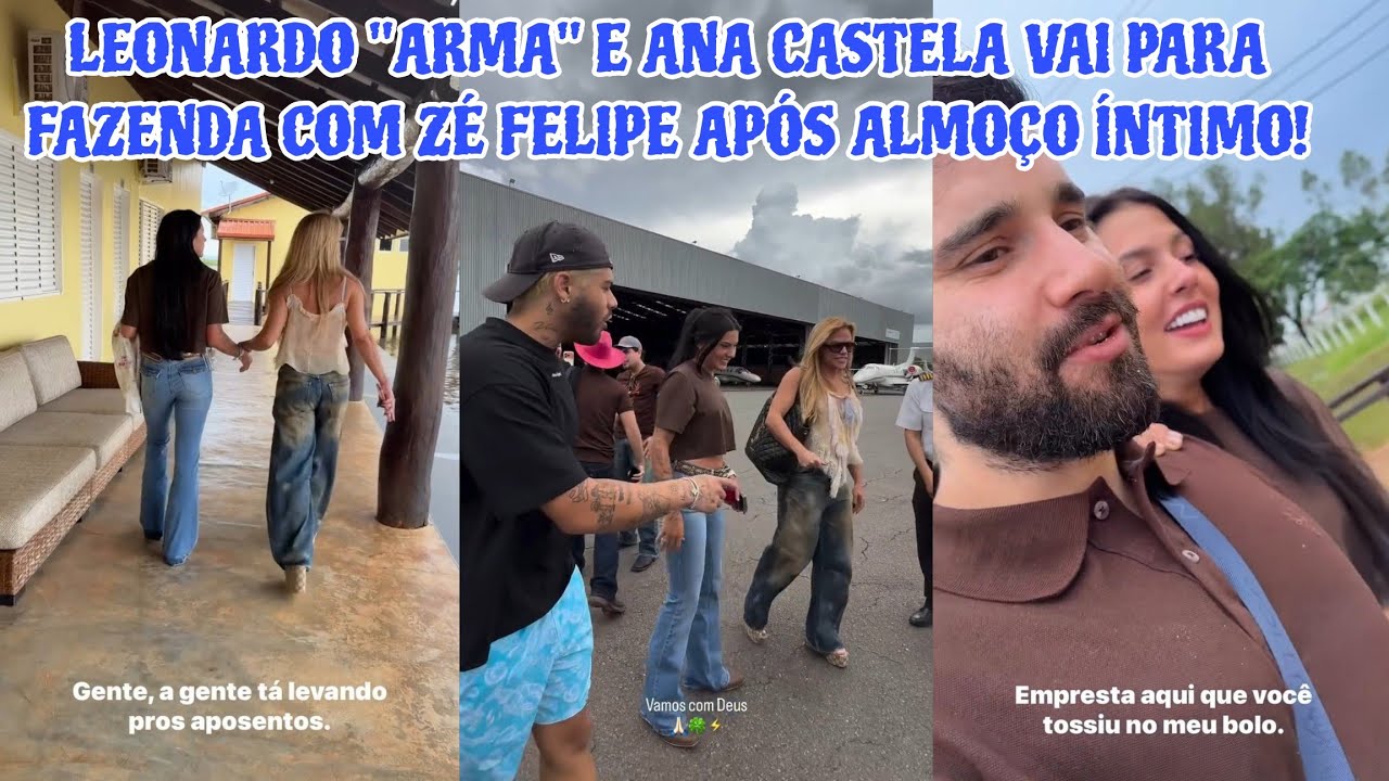ANA CASTELA NA TALISMÃ COM ZÉ FELIPE! É oficial a volta? 🤠🔥