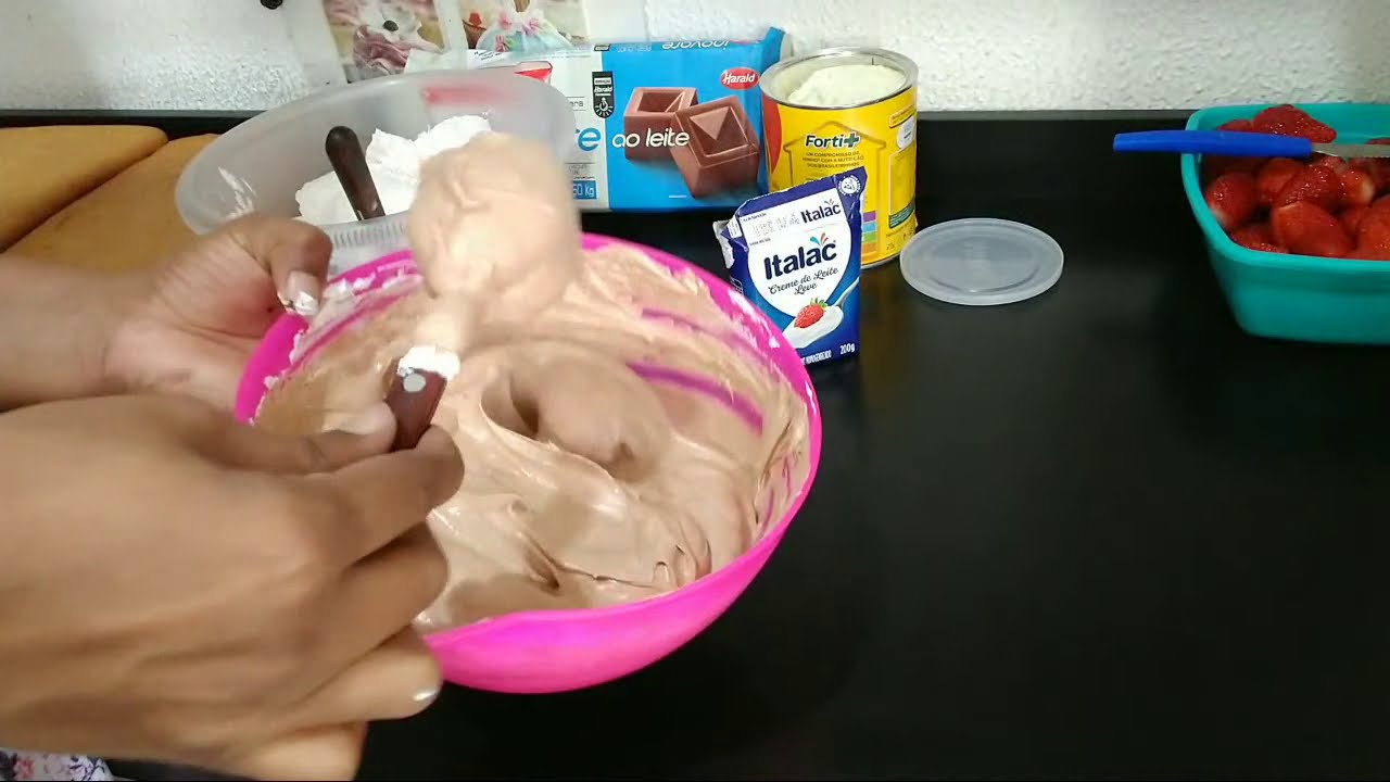 Recheios Mais Usados/Mousse Chocolate E Ninho