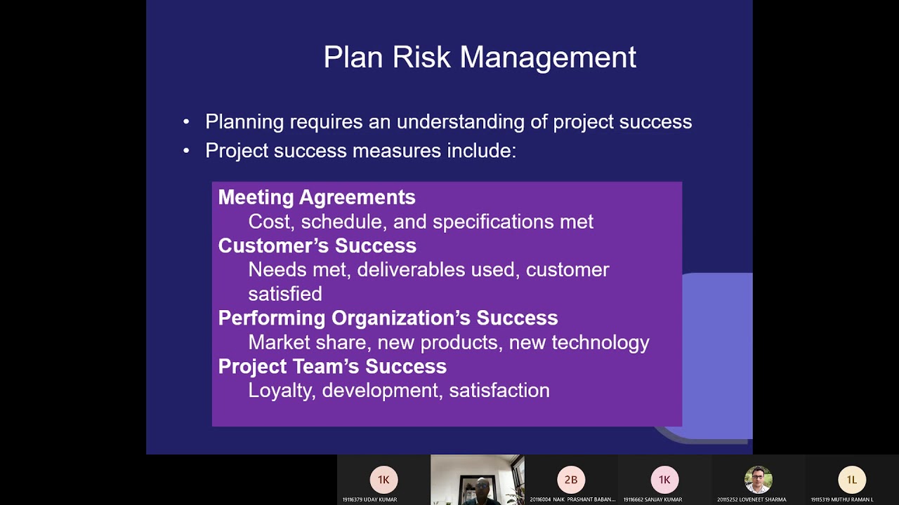 Project Risk and Quality Management