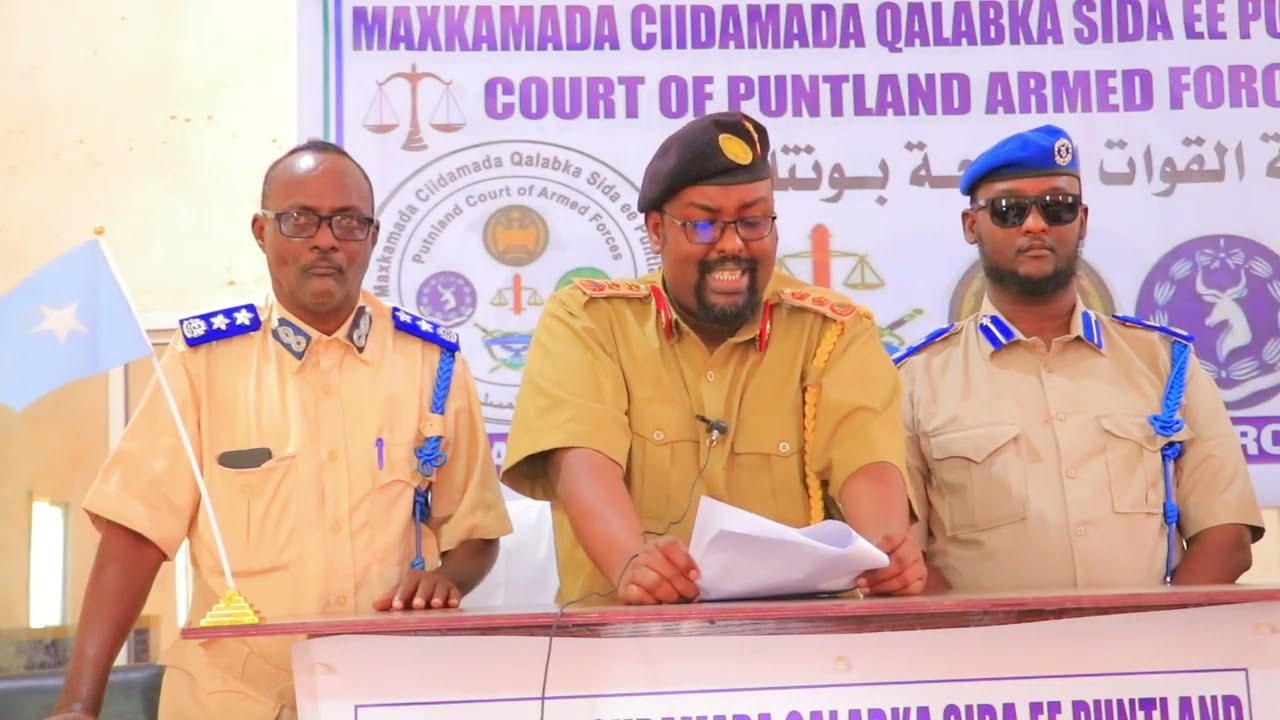 Maxkamadda Ciidamada qalabka sida Puntalnd oo xukun dil toogasho ah ku riday 14 nin oo ka tirsana AS