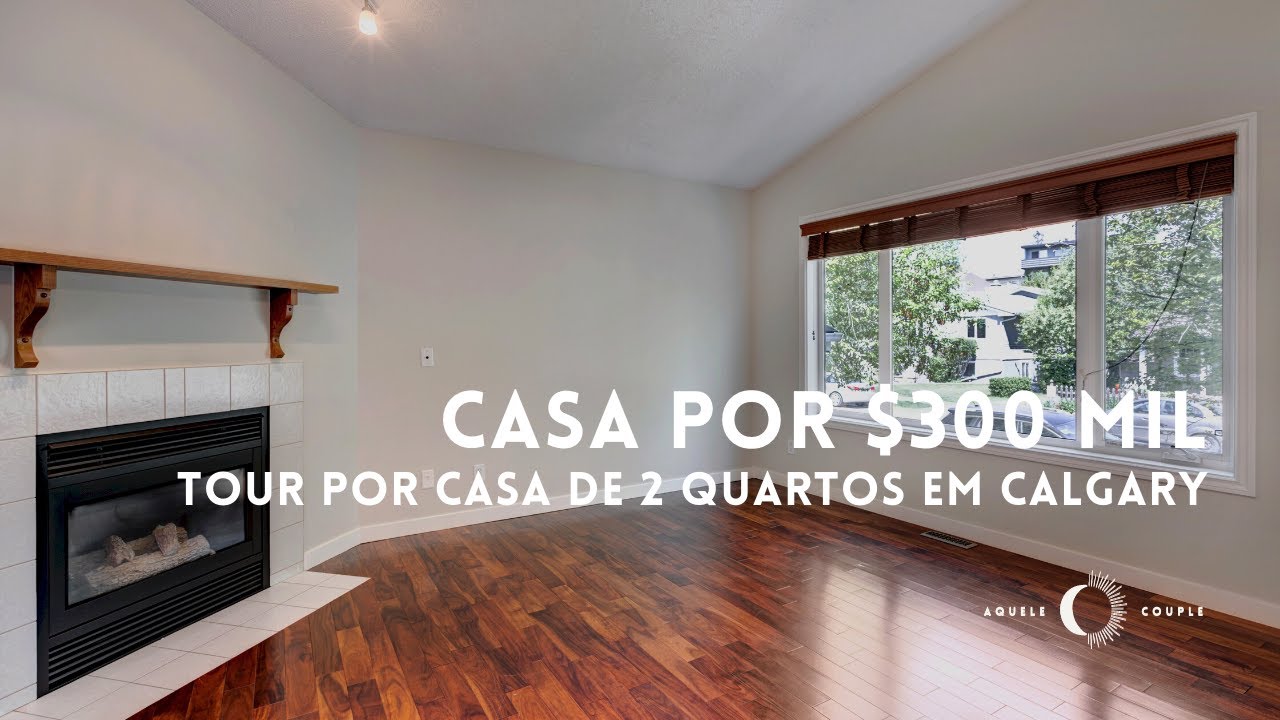 TOUR POR UMA CASA DE $300 MIL EM CALGARY: SERÁ QUE VAMOS COMPRAR? 🤔🏡 | Nossa primeira casa no Canadá
