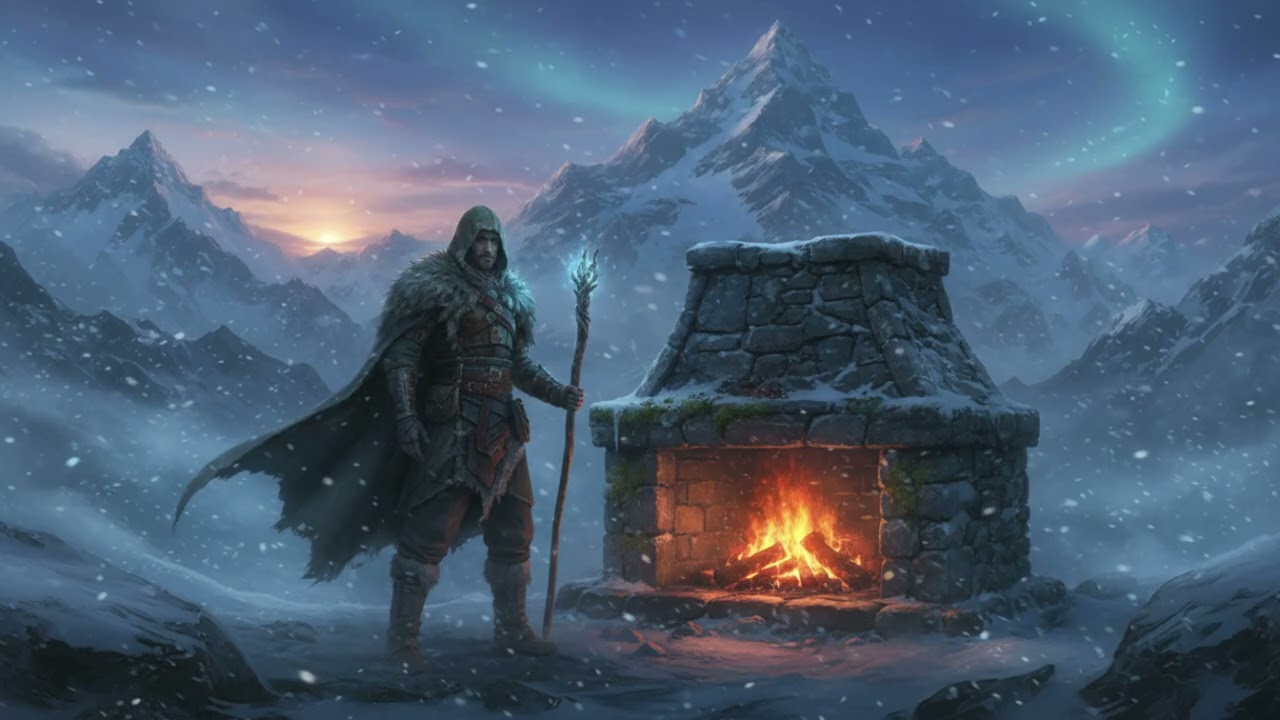 Skyrim Ambient Music | Nordic Fantasy Soundscape for Relaxation