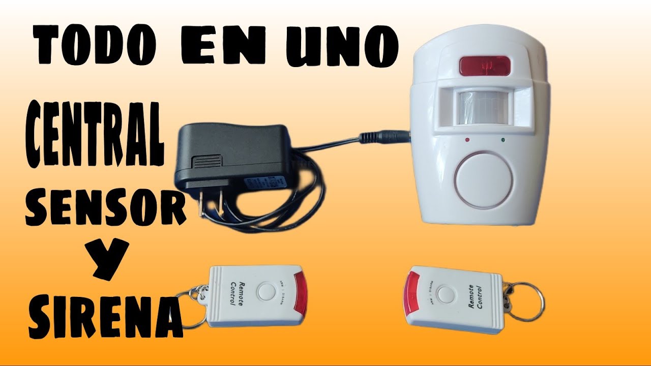 Alarma ... con sensor de movimiento a control remoto