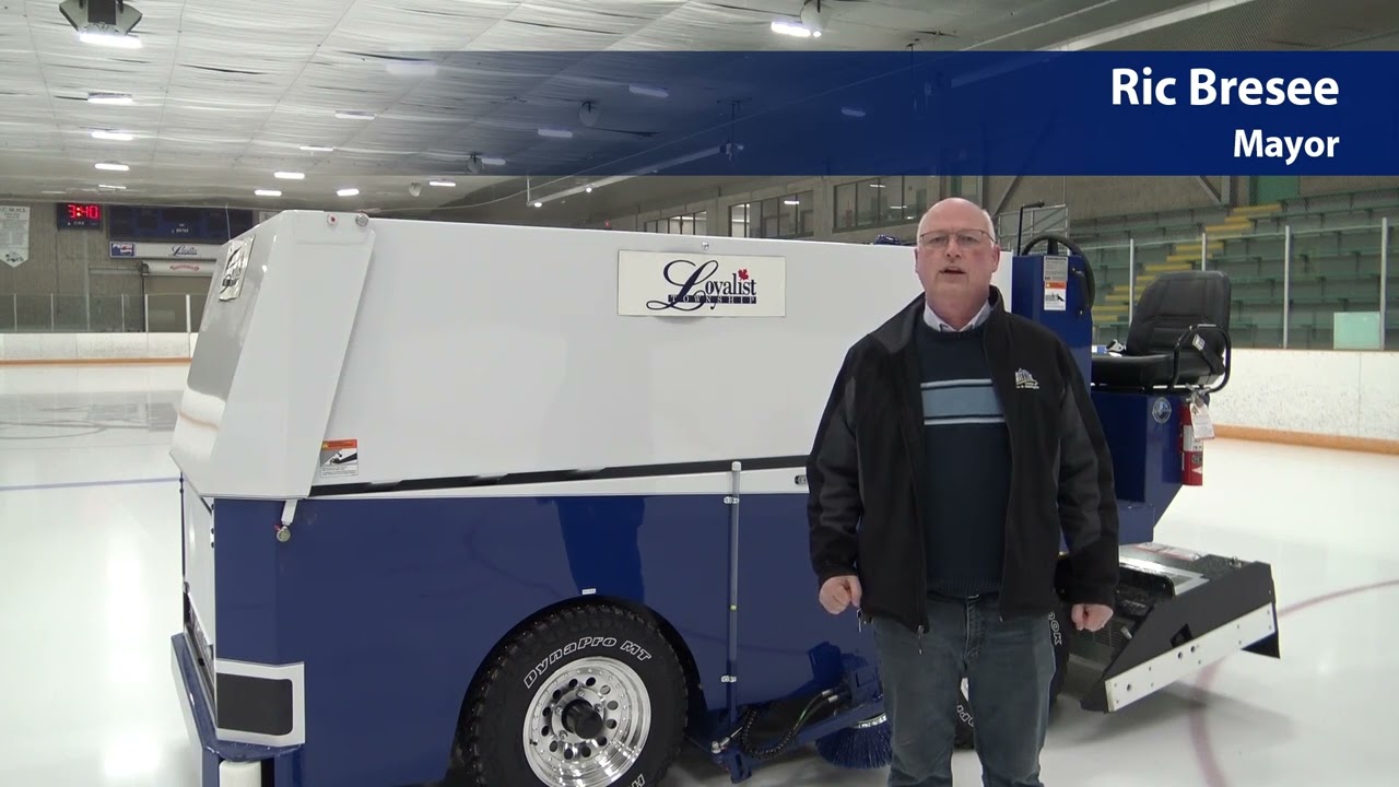 Loyalist Township unveils new electric Zamboni