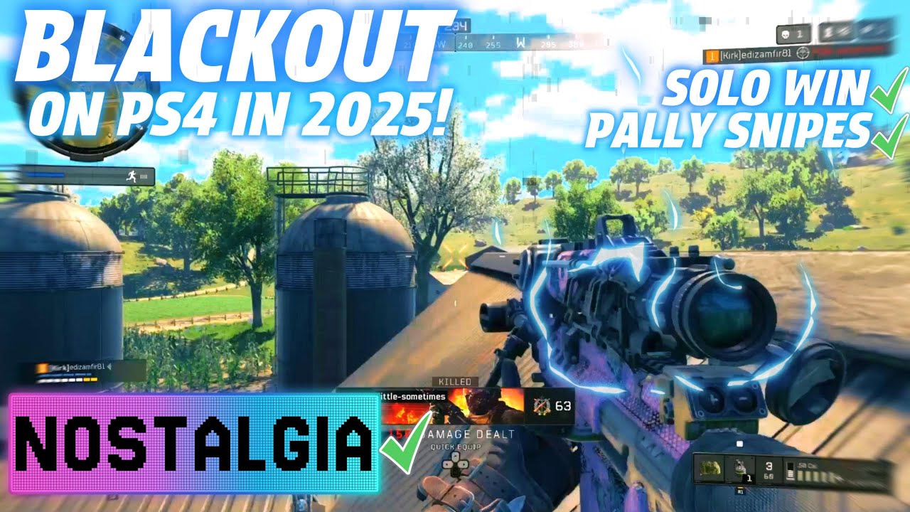 Blackout on PS4 in 2025! Solo Win + Paladin Snipes - NOSTALGIA ✅