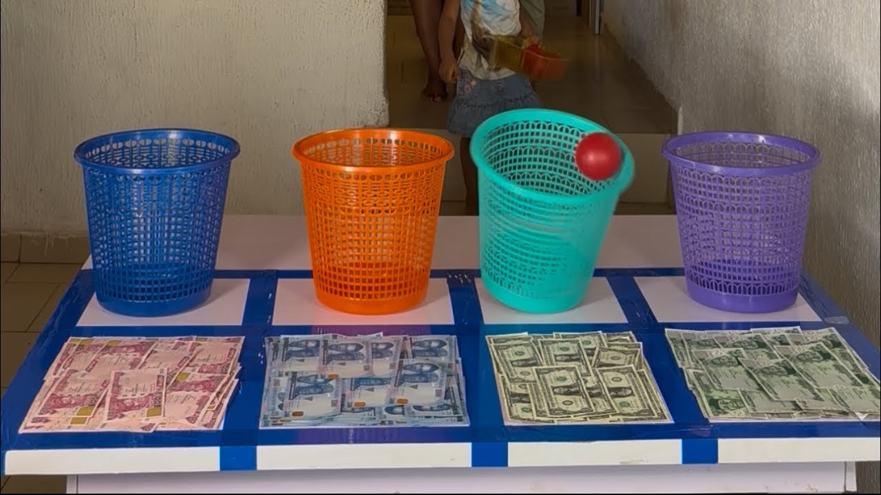 BALL ⚽️ THROW INTO THE BASKET TO WIN ALOT OF BILLS 💵 - THE FUNNIEST & ENTERTAINING  CHALLENGE EVER