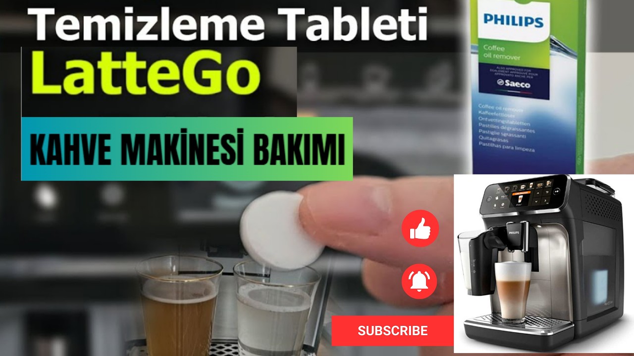 PHILIPS KAHVE MAKİNESİ TABLET TEMİZLİĞİ