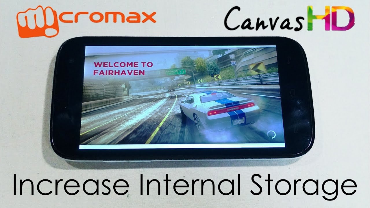 Micromax Canvas HD A116 - Install Games and Apps to SD Card (Swap Internal with Micro Sd)