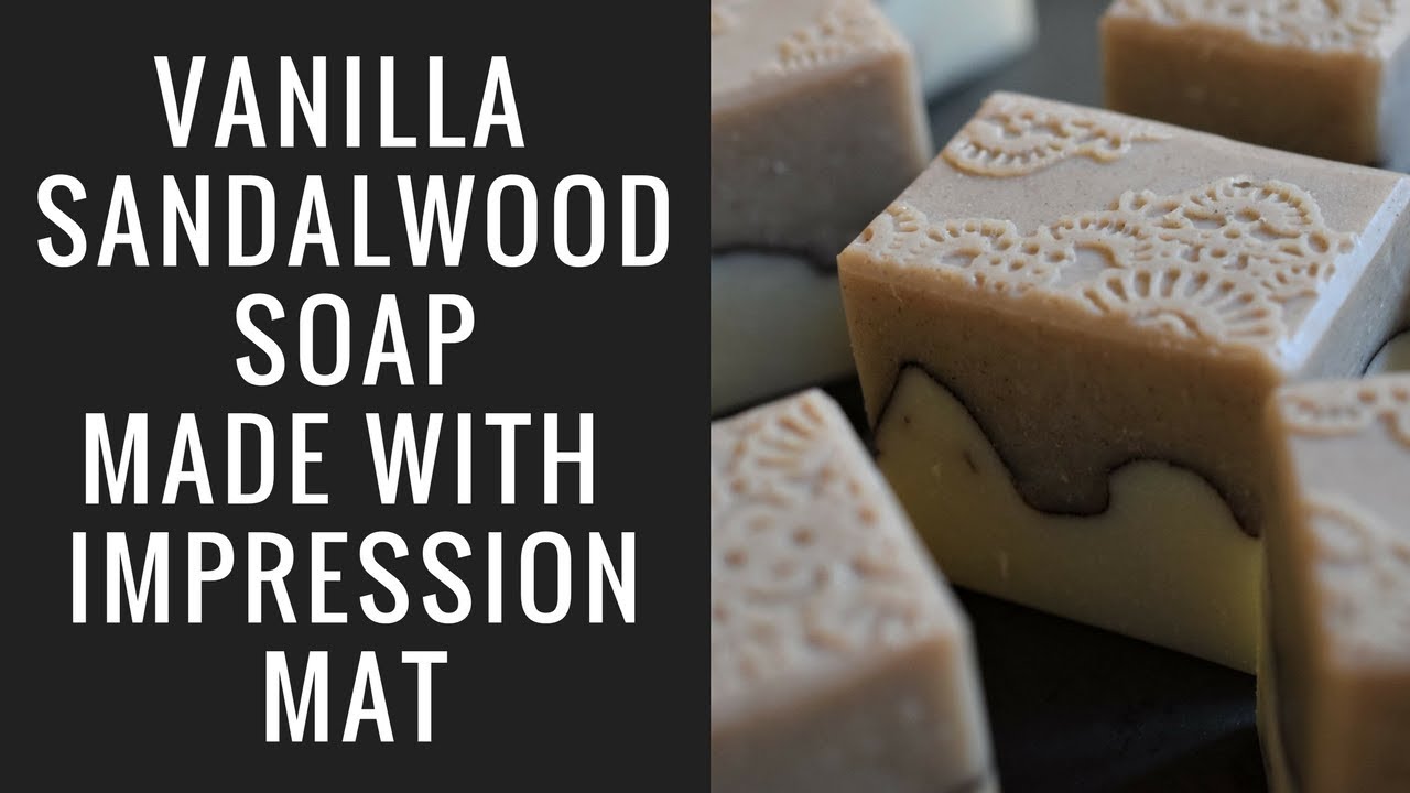 Making lace effect soap with an impression mat | FuturePrimitive Soap Co.