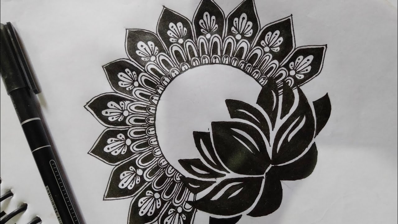 Circle of Calm: Mandala Magic | mandala art | #yt #diy #video #viral #trending 