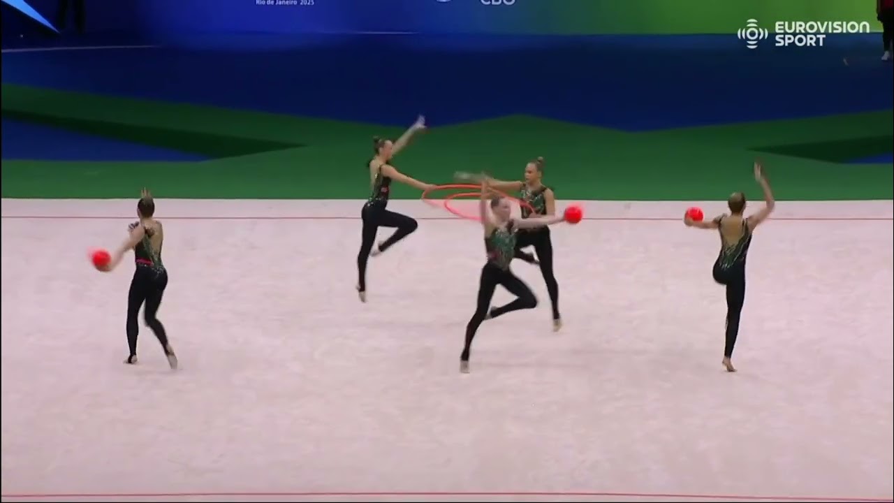 🇳🇴 NORWAY - 21.600 - *AA* - 3 Balls 2 Hoops(Bola e Arco/ Pelota e Aro) - World Championship Rio 2025