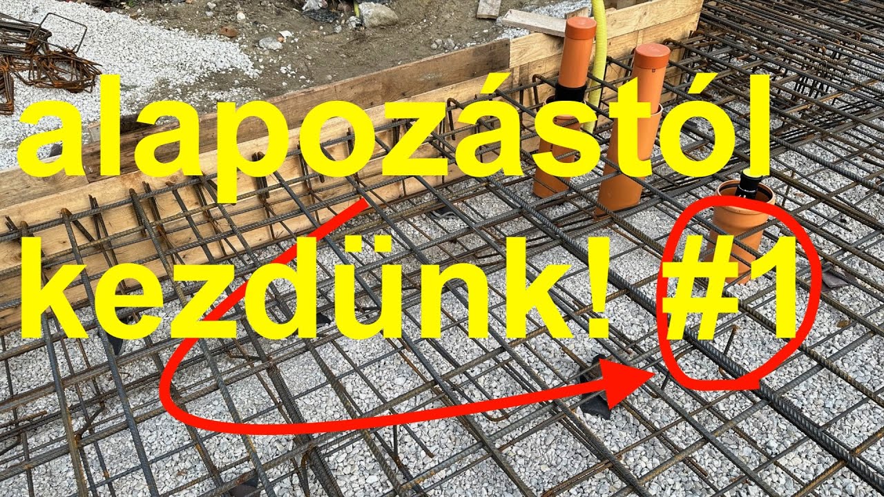 LEMEZALAP-ezzel kezdődik ez az épület. Egy sorozat első részét látjátok most!