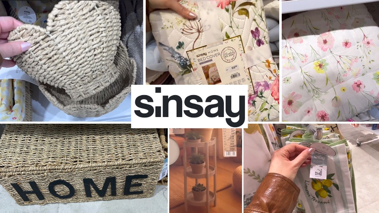 Nowości w Sinsay/Wiosenne narzuty na ł&oacute;żko🌸Śliczne osłonki/Kwietniki 🌿