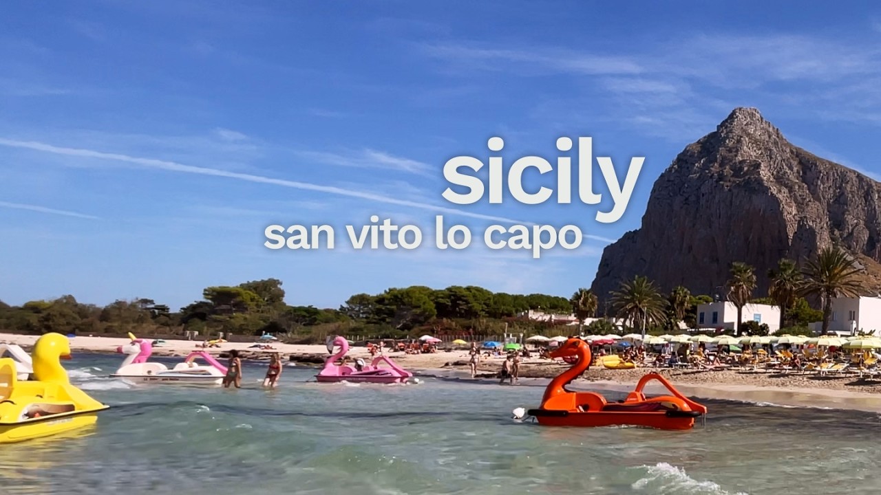 San Vito Lo Capo with coastal drives, Spiaggia Isulidda and arancini by the sea