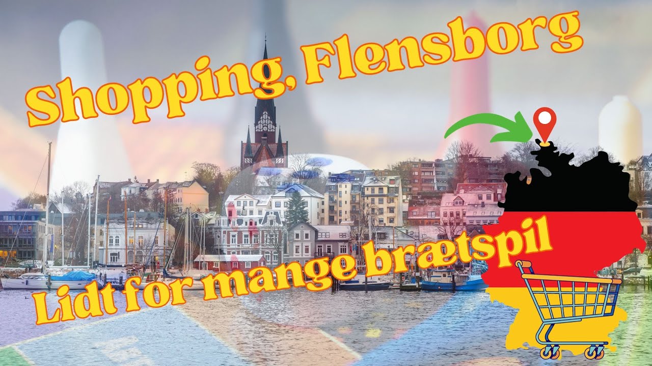 Lidt for mange brætspil   Shopping i Flensborg, Tyskland - Vlog 102