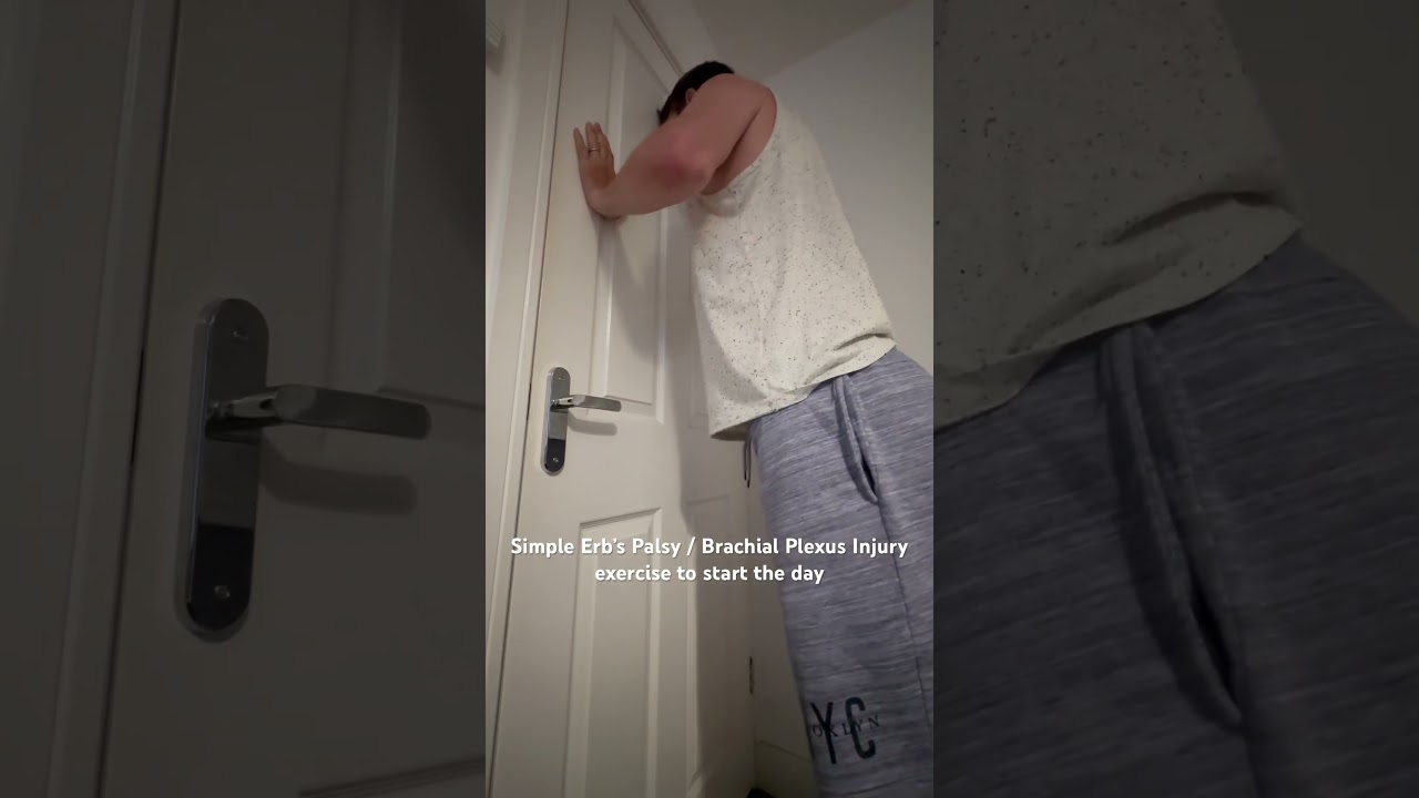 Simple morning Erbs Palsy / Brachial Plexus Injury exercise 