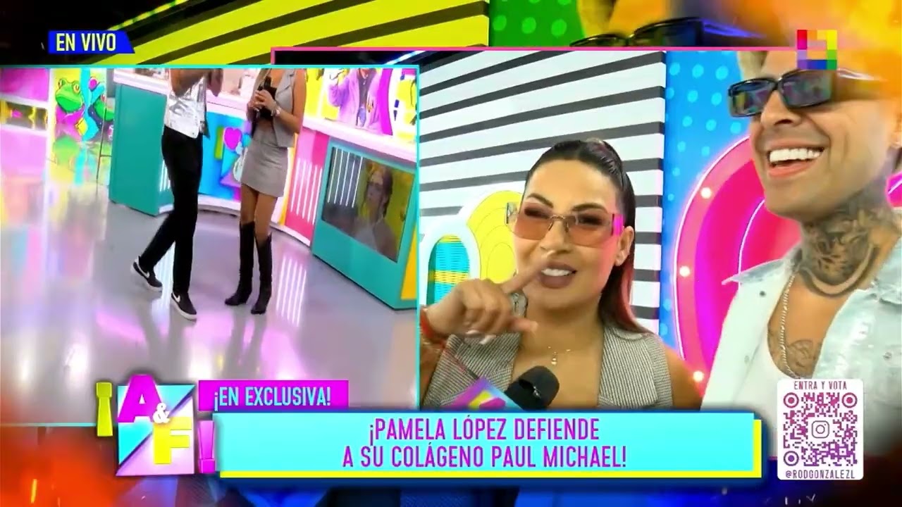 Amor y Fuego - NOV 25 - PAMELA LÓPEZ DEFIENDE A SU COLÁGENO PAUL MICHAEL | Willax
