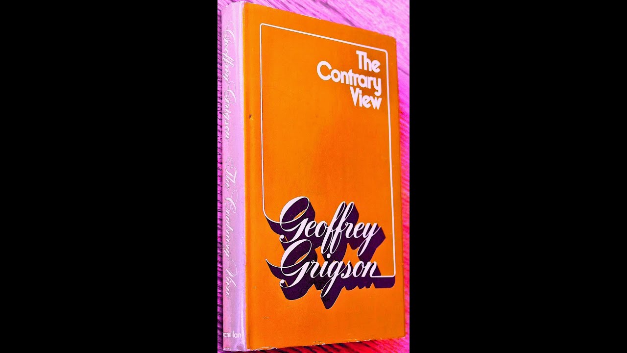 I, Geoffrey Grigson, have excreted a masterpiece, Glimpses of Fudge