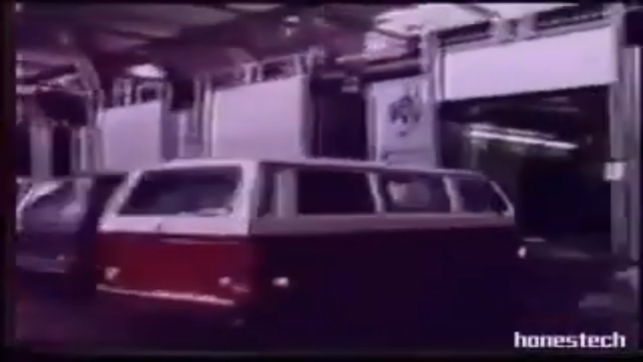 Линия по производству VW Vanagon T3 T25 Transporter (полное видео низкого качества)