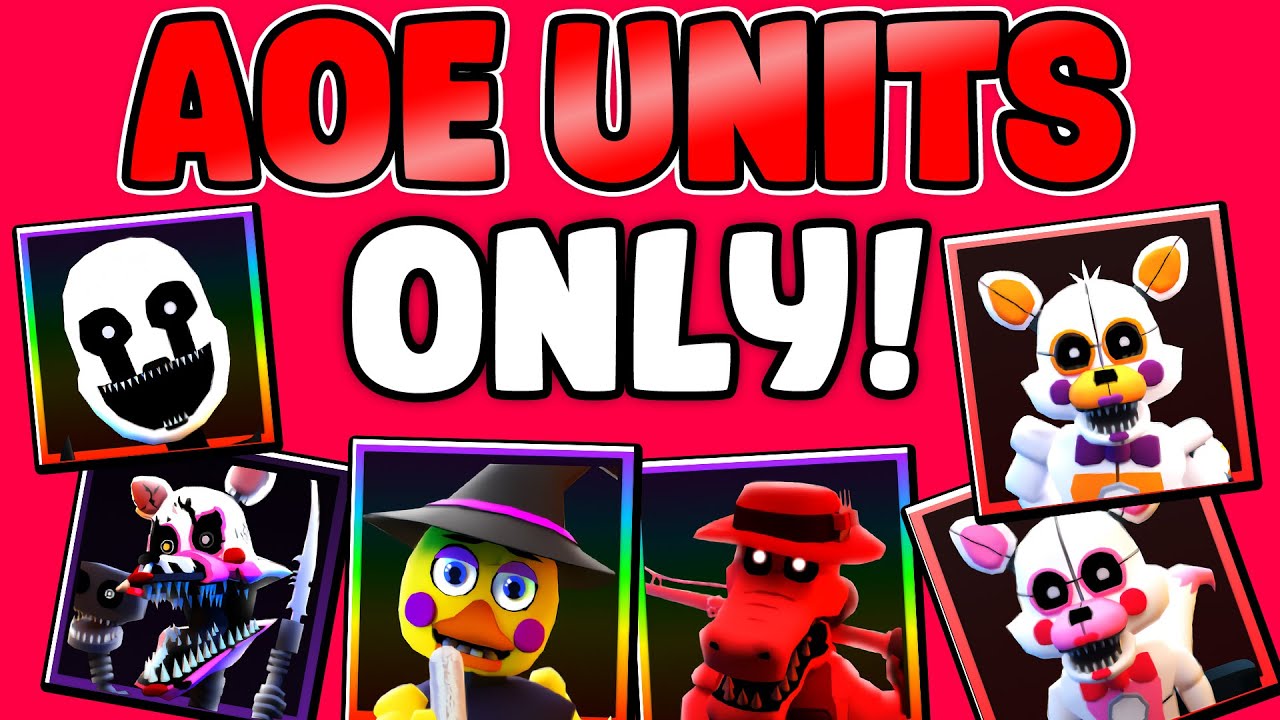 I Survived Using AOE UNITS Only! (Five Nights TD)