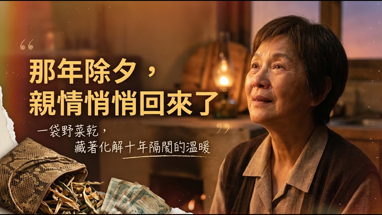一袋野菜乾裡藏著一疊錢：我們家那年除夕，親情悄悄回來了