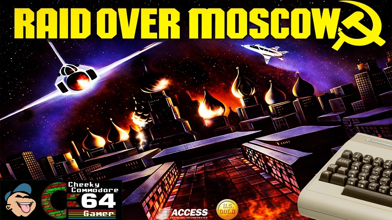 RAID OVER MOSCOW – Commodore 64 (1984) | Cold War Action Flight Shooter