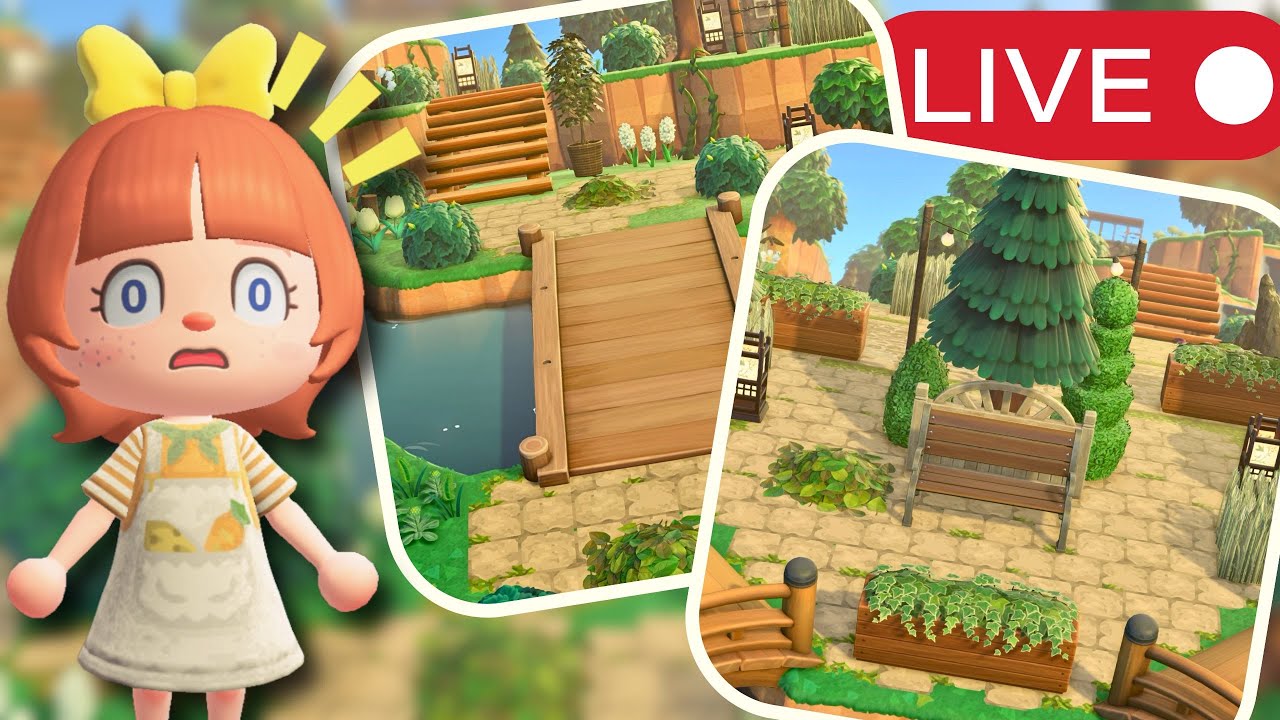 Finishing My Rustic Forestcore Island LIVE