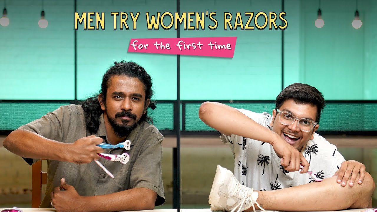 Men Try Women's Razors For The First Time | Ok Tested