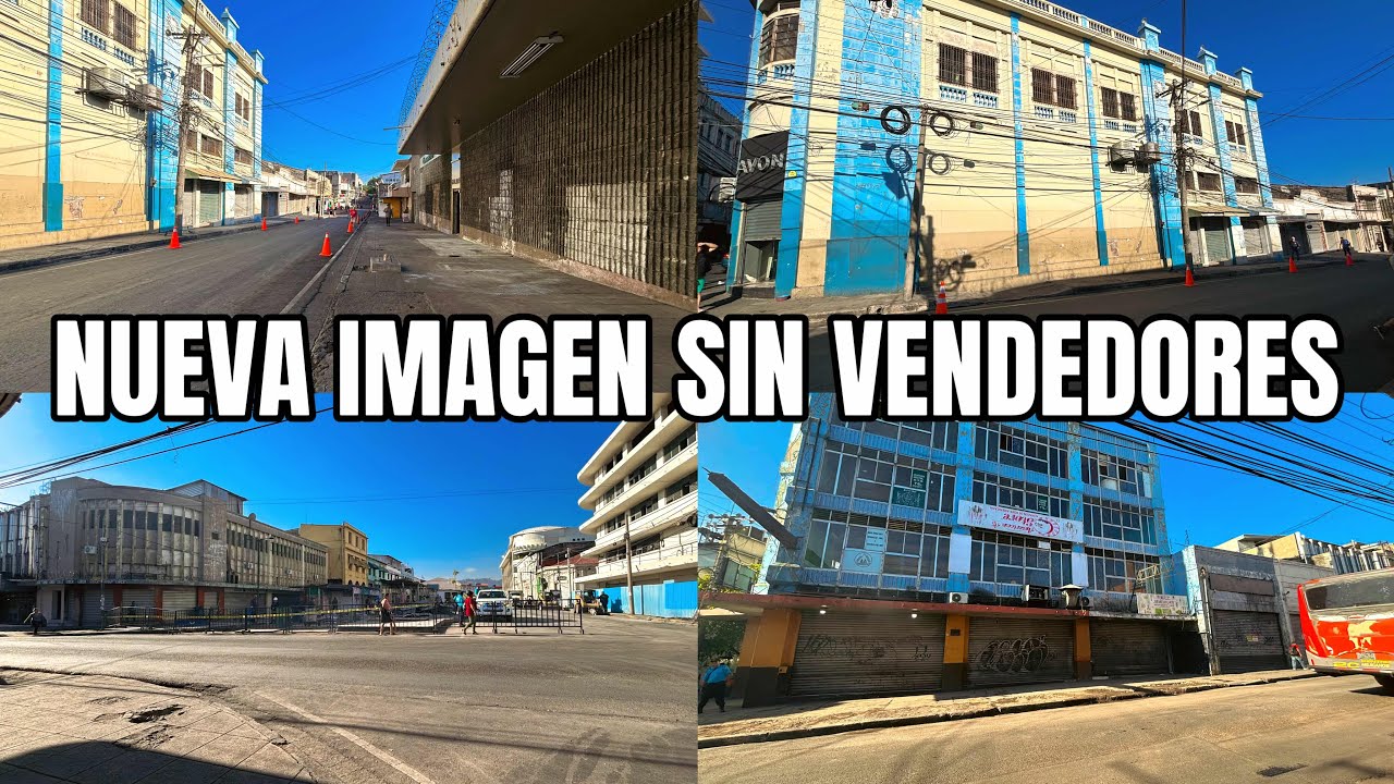 Más limpio y ordenado, NUEVA IMAGEN sin vendedores en el Centro Histórico de El Salvador 