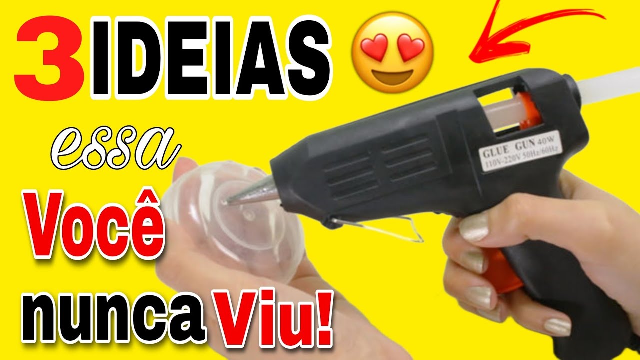 3 IDEIAS COM COLA QUENTE || Ideias Diferentes que VOC&Ecirc; NUNCA VIU!✨❤️
