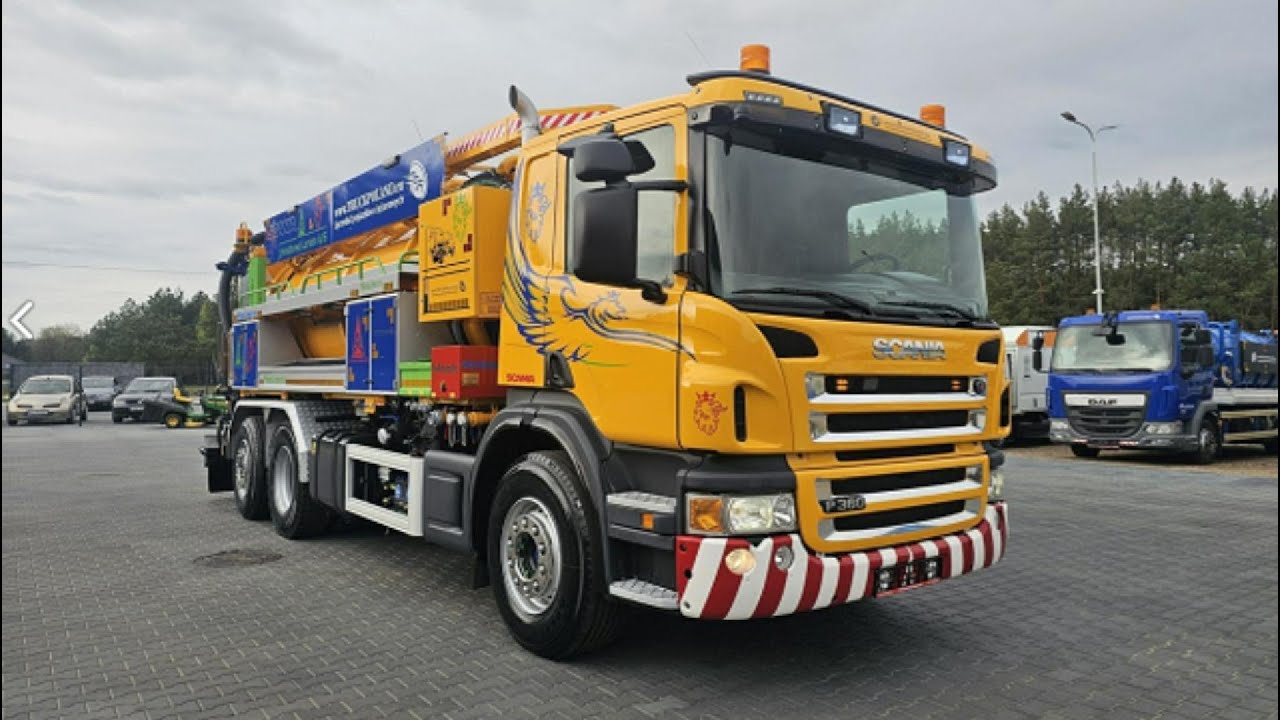 Scania WUKO LARSEN FLEX LINE 310 for collecting liquid waste