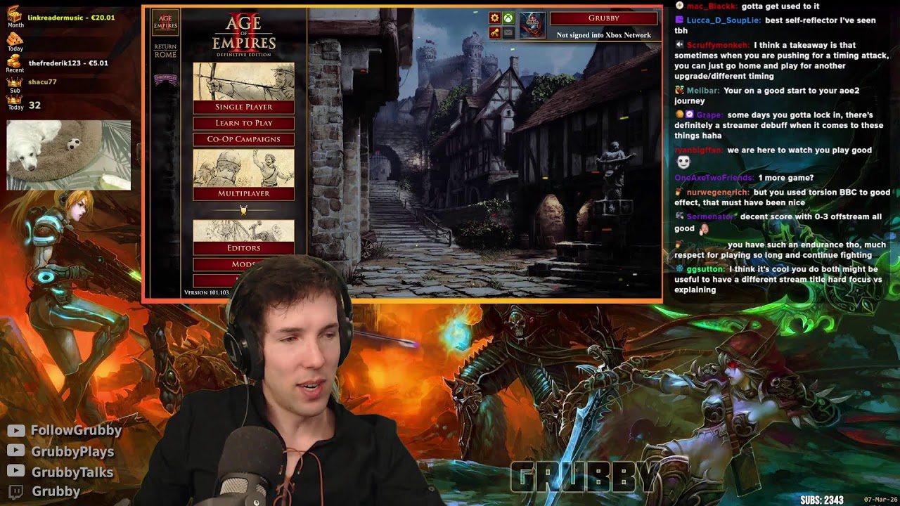 Necrobinder STS2 | AoE2 - LIVE - Grubby - 07-Mar-2026
