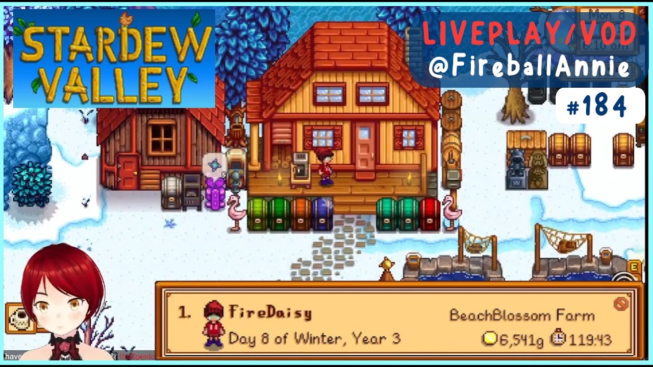 184✅ SV quest for 100% 19 Feb2026 YT/ Twitch 184 @fireballannie
