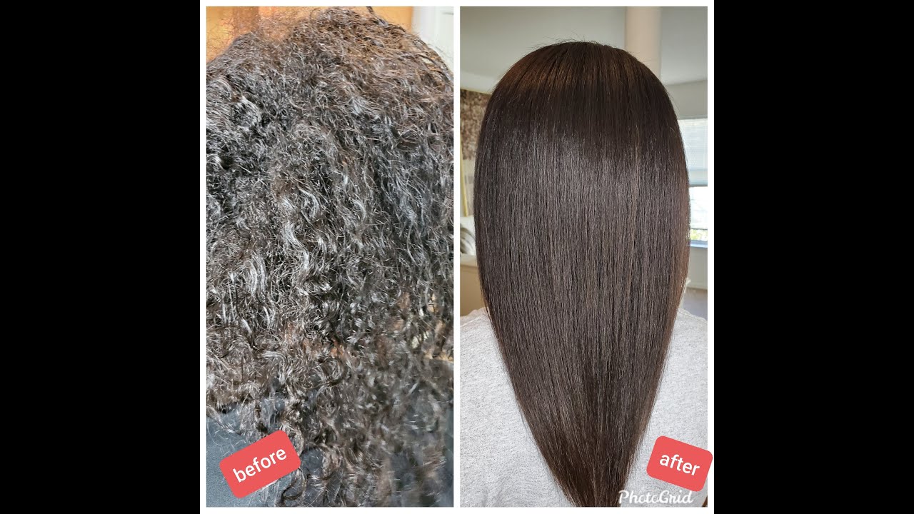 Gorgeous transformation using Brazilian Renewal Keratin Treatment by Keratherapy