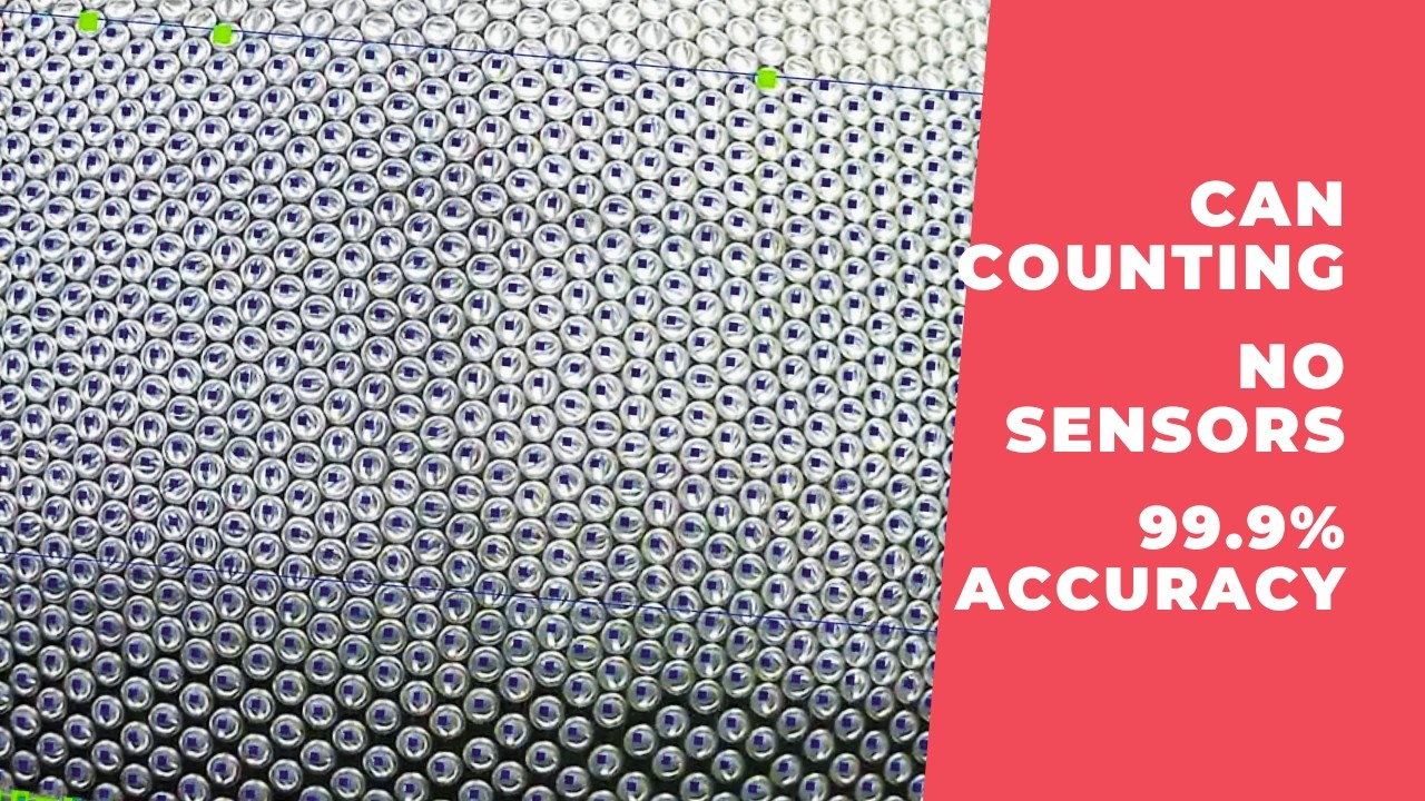 Aluminum Can Counter &mdash; Detects Upside-Down Cans & Stops the Line Automatically