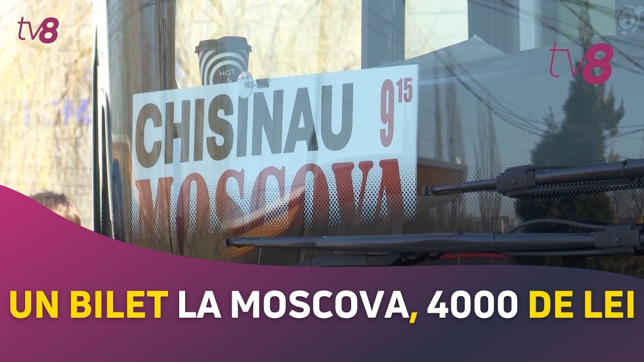 Un bilet la Moscova, 4000 de lei. Rutele de autobuze spre și dinspre Moscova au fost reluate