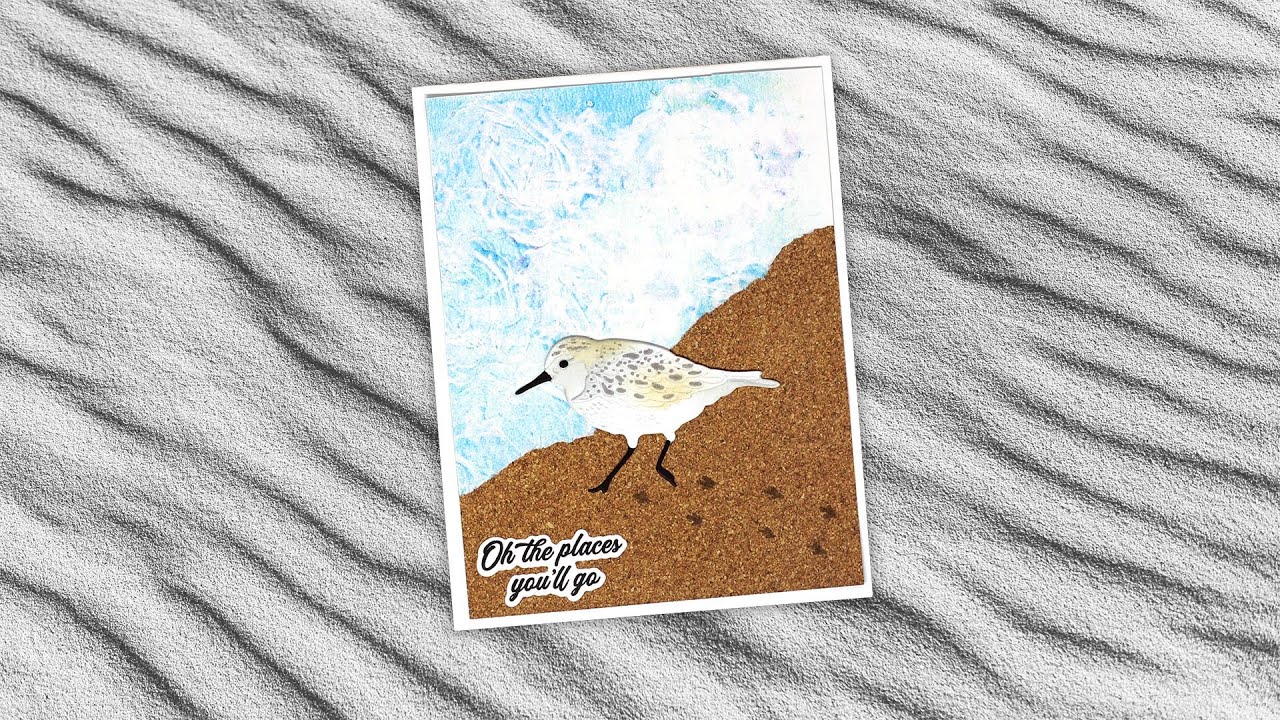 Beach Scene Part 2 - Flower Printing Backgrounds