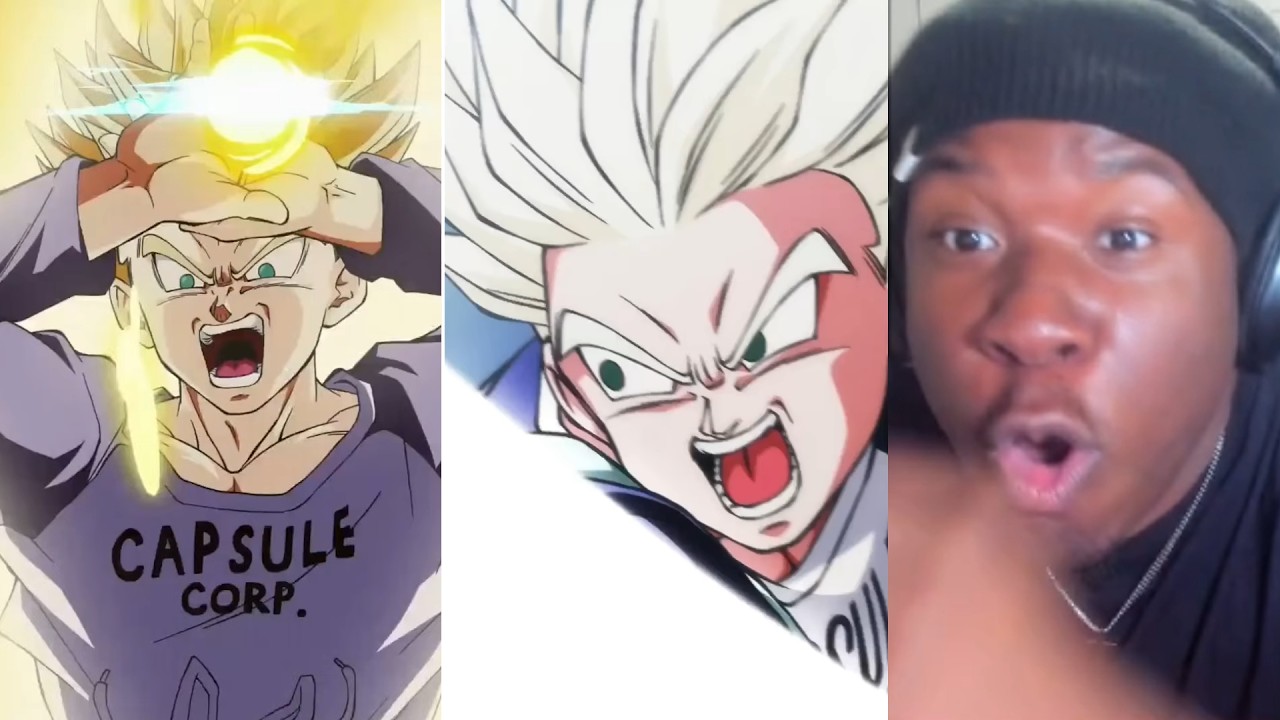 Реакция DBL Nerd на БЕЗУМНЫЕ анимации LR Future Trunks и Gohan! (О боже...)