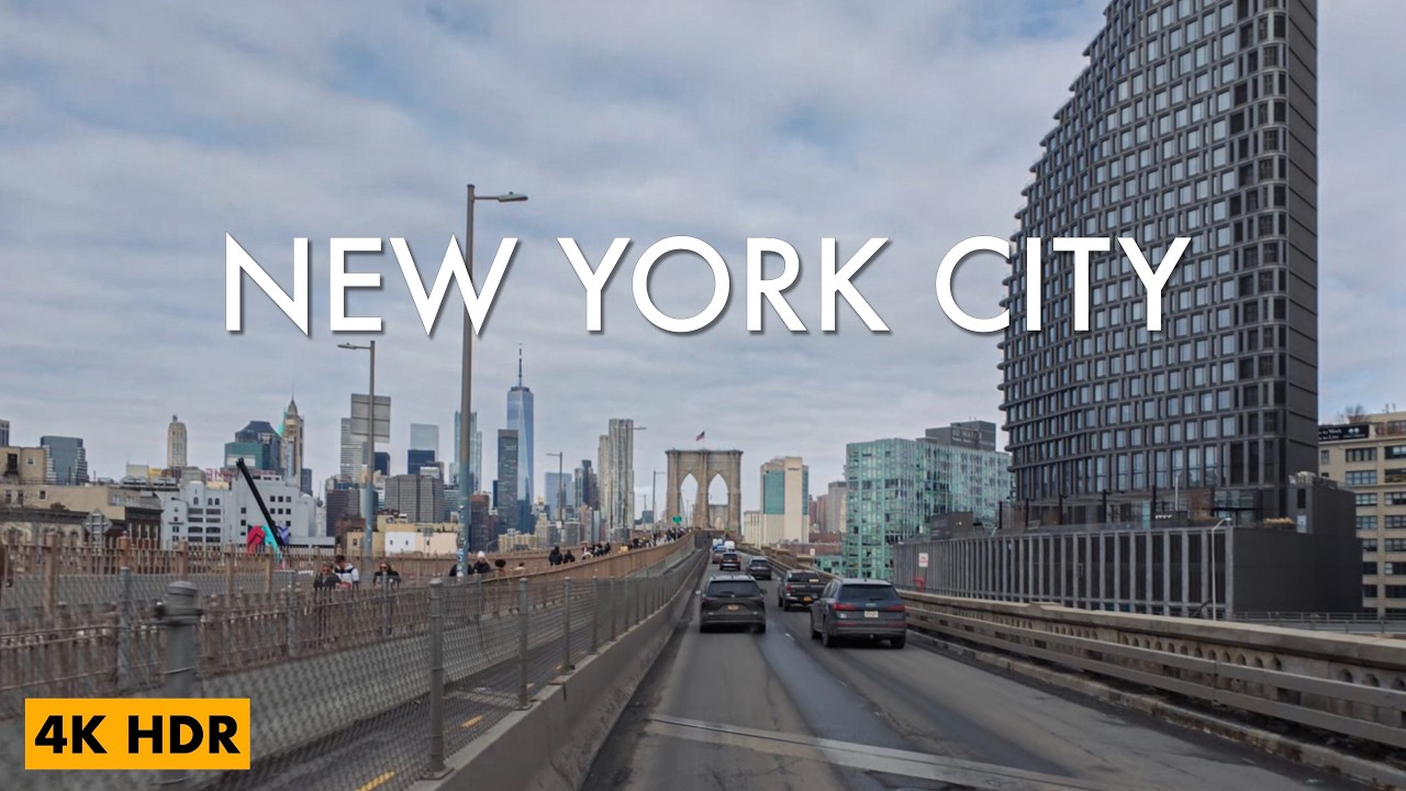 NYC 4K Drive | Full Loop Around Manhattan