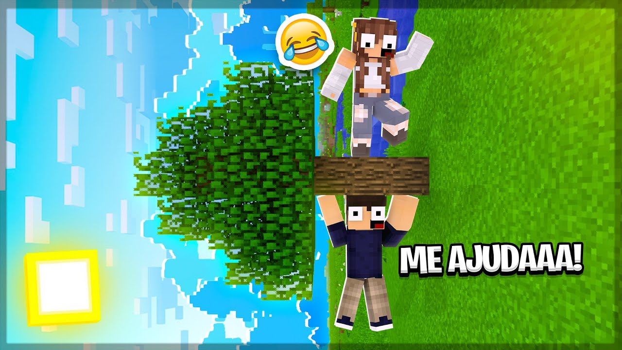 MINECRAFT mas O MUNDO VIROU AO CONTR&Aacute;RIO!