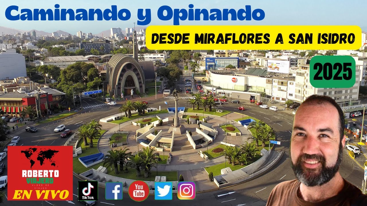 Caminando y Opinando desde Miraflores a San isidro, Lima Peru.