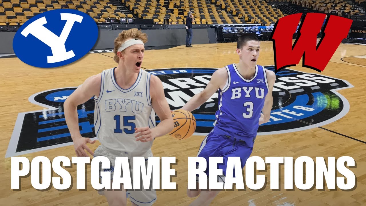 LIVE REACTIONS: BYU vs Wisconsin | March Madness | Round of 32