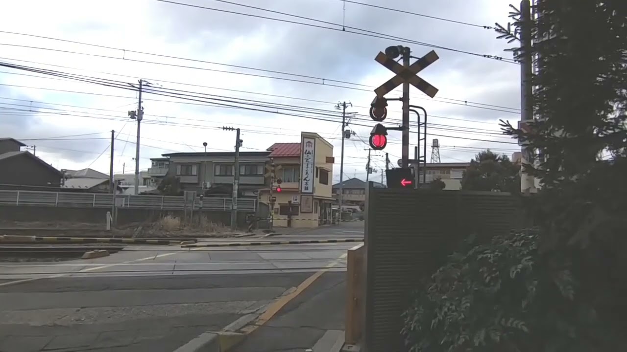 【踏切】東北本線 金剛院丁踏切【しゃべる踏切】