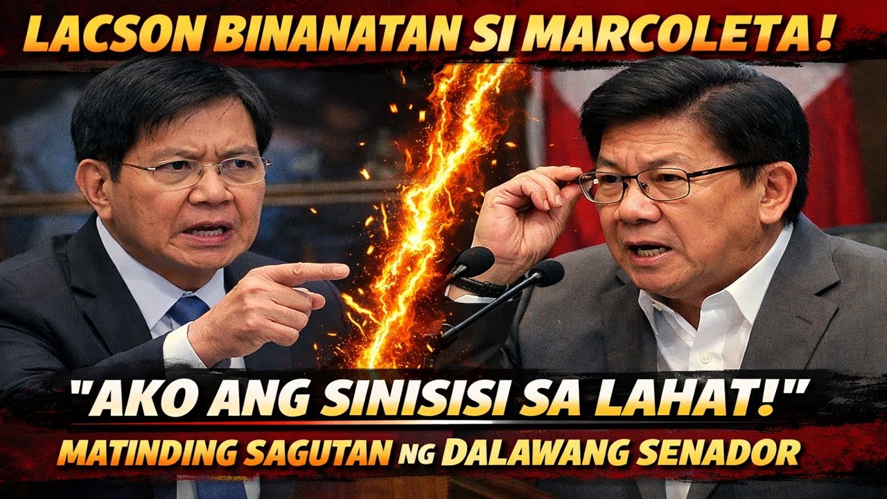 LACSON BINANATAN SI MARCOLETA! “Ako ang sinisisi sa lahat!” — Matinding Sagutan ng Dalawang Senador