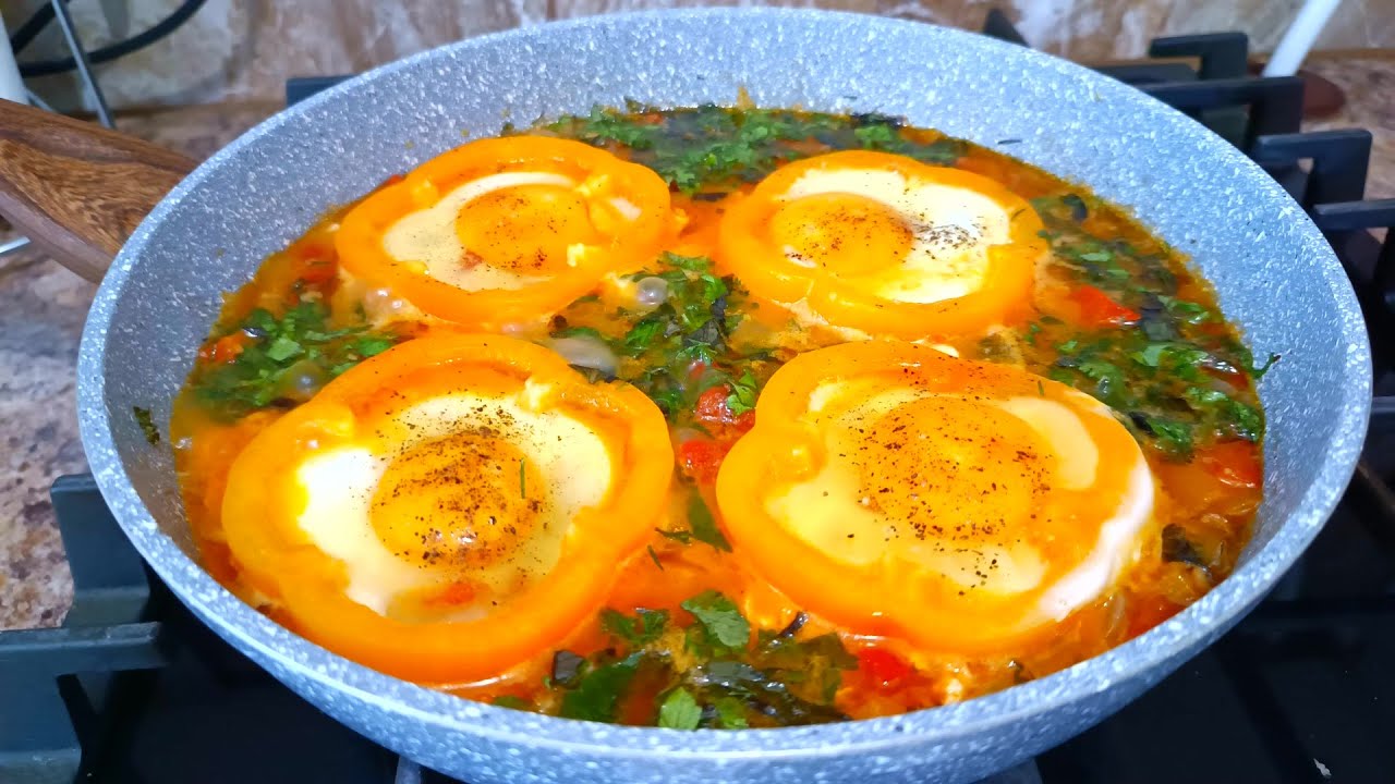ШАКШУКА! Самая Вкусная ЯИЧНИЦА РЕЦЕПТ! ГОТОВИТЬСЯ БЫСТРО, А СЪЕДАЕТСЯ ЕЩЕ БЫСТРЕЕ!