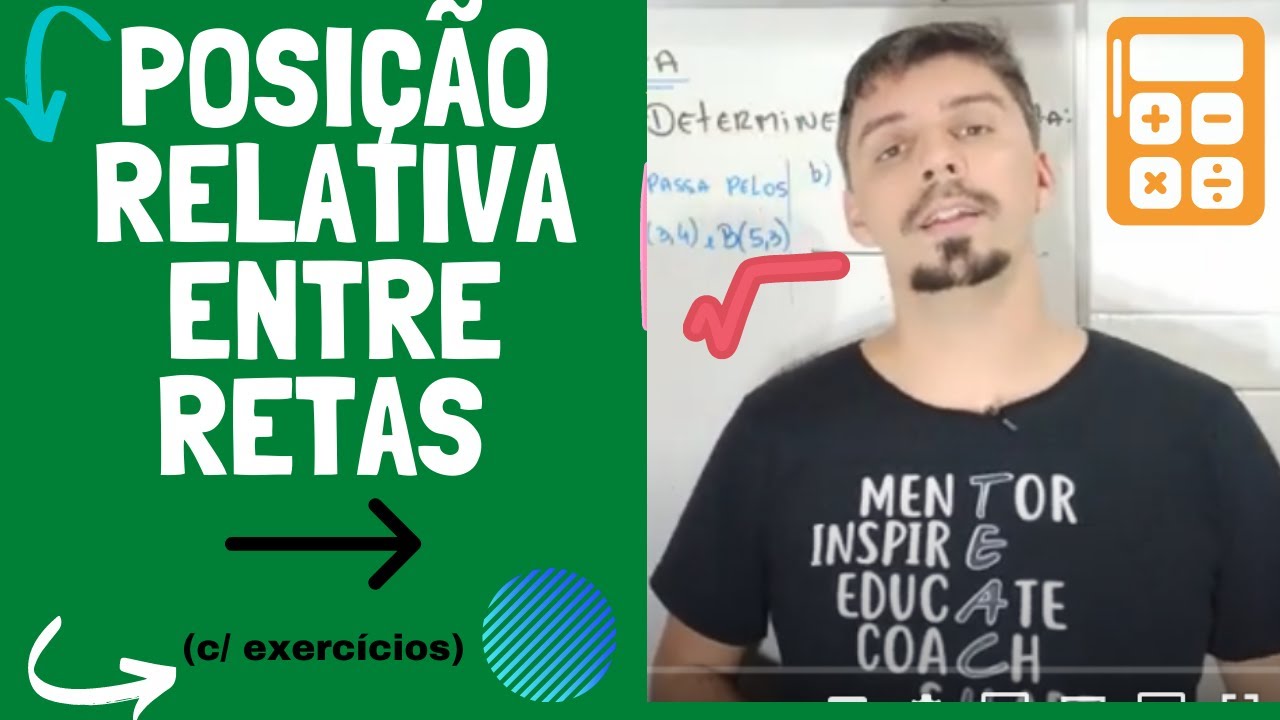 POSIÇÃO RELATIVA DE RETAS (c/ exercícios)